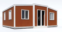 Conteneur préfabriqué de luxe conception maison en acier extensible structure contemporaine pour bureau XH 40ft 20ft appartement panneau sandwich
