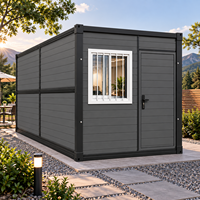 Maison conteneur pliable de 20 pieds avec structure repliable pour dortoir de camp minier, approvisionnement direct usine