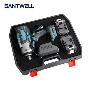 Clé <span class=keywords><strong>à</strong></span> chocs sans fil industrielle 21V, moteur sans balais, entraînement 1/2 pouce, <span class=keywords><strong>batterie</strong></span> lithium-ion, couple maximal 350 Nm, 1800 tr/min, garantie 1 an - Product Image 1