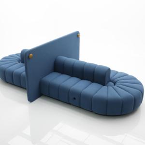 Divano Modulare Curvo in Tessuto di Alta Qualità JINYU per Ufficio, Area d'Attesa, Sala Riunioni, Reception e Ospiti in Hotel - Product Image 1