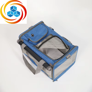 Transportín Plegable de Malla Suave con Soporte de Alambre Oxford 600D para Mascotas Pequeñas y Medianas, Cuadrado, con Cremallera, para Gatos, Perros y Animales Pequeños, Ideal para Viajes - Product Image 5