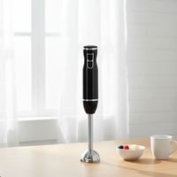Mixeur plongeant avec 2 vitesses de mélange, mixeur à main portable avec lame en acier inoxydable pour soupe, smoothie, purée, aliments pour bébés