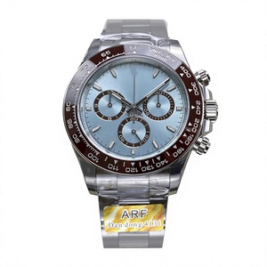 Reloj de Alta Calidad, Resistente al Agua, 40 mm, Fábrica ARF, Acero 904L, Movimiento 4131, Cronógrafo, Azul Hielo, Reloj de Buceo - Product Image 1