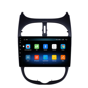 9 pollici Touch Screen android auto Carplay gps autoradio lettore multimediale per <span class=keywords><strong>Peugeot</strong></span> <span class=keywords><strong>206</strong></span> 2000-2016 - Product Image 2