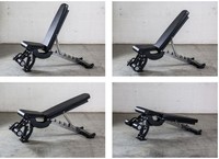 Banc de gymnastique réglable multifonction robuste et durable banc assis banc de déclin