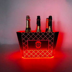 Bar Luminous Ice <span class=keywords><strong>Bucket</strong></span> LED cao cấp Giỏ rượu vang, kiểm tra Xô đá, thương mại KTV supplieschampagne - Product Image 4