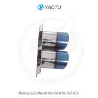 DEX SS304 silencieux en Fiber de carbone tuyau d'échappement double sortie pour BMW M240i M340i M440i G20 G21 G23 G42 queue en Fiber de carbone M 4 échappement