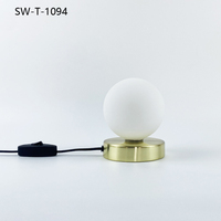 Lumière de bureau décorative nordique postmoderne cercle or 220V petit côté lit d'hôtel Led pour la décoration intérieure