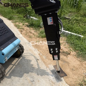 Martello Demolitore Idraulico 2025 per Mini Pala Gommata Diesel con Cingoli in Gomma e Accessori in Vendita - Product Image 4