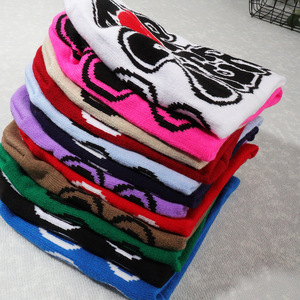 Nuevo diseño personalidad acrílico deporte al aire libre Otoño e Invierno Jacquard Beanie sombrero cálido gorros de punto sombreros para hombres - Product Image 4