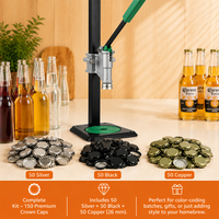Machine à capsuler les bouteilles réglable pour bière et vin, presse-capsules pour bouteilles de bière, soda et brassage maison