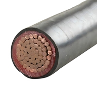 كابل كهربائي YUWAN YJV3*95+2*50 450 فولت منخفض الجهد بموصل نحاسي وغلاف PVC، كابل طاقة صناعي مقاوم للحريق