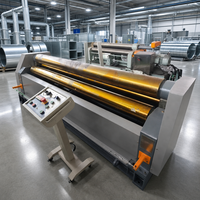 Machine à cintrer les tôles à 3 rouleaux robuste pour la fabrication de tuyaux et de conduites d'air