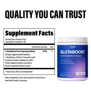 Poudre de glutathion liposomale OEM personnalisée, haute absorption, éclaircissement de la peau, blanchiment, antioxydant, complément GMP, vente en gros en vrac - Product Image 3