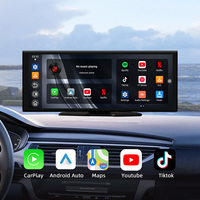 Reproductor Multimedia con Pantalla Táctil GPS de 10.26 Pulgadas, Compatible con CarPlay y Android Auto, Pantalla Dividida, Control por Voz, WiFi Integrado, USB