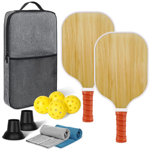 Raquette de pickleball de forme standard en fibre chimique antidérapante, équipement d'entraînement pour le tennis de table, le badminton et le tennis - Product Image 5