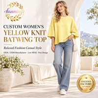 Pull court à manches courtes pour femme, pull oversize, haut en tricot
