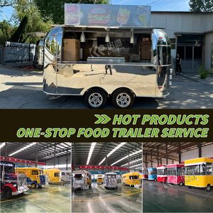 Mobile Food Trailer Fully Equipped <b>Kitchen</b> OEM Food Trailer Pizza Truck for <b>Sale</b> Street Food Cart - Product Image 4