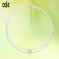 Collier de perles en argent sterling 925 CDE YN1148 avec améthyste, perle Edison de qualité AAAAA, perles de coquillage et plaqué rhodium