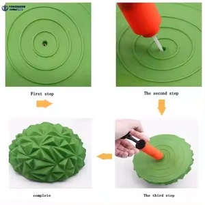 Pierres de pas anti-éclatement de demi-balle de yoga en PVC de haute qualité pour des coussins efficaces <span class=keywords><strong>d</strong></span>'outil <span class=keywords><strong>d</strong></span>'entraînement <span class=keywords><strong>d</strong></span>'<span class=keywords><strong>équilibre</strong></span> <span class=keywords><strong>d</strong></span>'entraînement <span class=keywords><strong>d</strong></span>'entraînement - Product Image 6