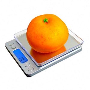 Báscula de Cocina Digital de Acero Inoxidable de 500g, 2000g, 3000g, 1Kg, con Precisión de 0.1g y 0.01g, Fabricada en China - Product Image 2