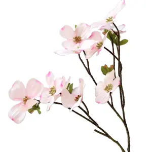 2024 wholesale silk flowers dogwood flower decoration flower for wedding centerpiece