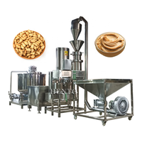 Machine industrielle pour la fabrication de beurre de cacahuètes / Machine à broyer le beurre de cacahuètes / Ligne de production de beurre de cacahuètes