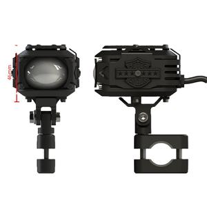 Phare de moto Devil Eye 60w Haute luminosité Faisceaux LED filaires Feux de travail LED Multifonctionnels Feux de conduite tricolores - Product Image 4