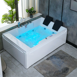 Vasca da bagno con Jacuzzier jet Kit aria bolle di massaggio idromassaggio vasche da bagno per 2 persone Yacuzzy con Tv Jaqquzi Jaguzzy - Product Image 6