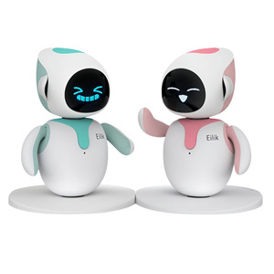 <span class=keywords><strong>Robot</strong></span> <span class=keywords><strong>Eilik</strong></span>, interaction vocale émotionnelle intelligente, compagnon en silicone, animal électronique de bureau avec développement émotionnel - Product Image 5