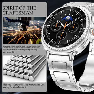 <span class=keywords><strong>Bracelet</strong></span> en titane pour Samsung <span class=keywords><strong>Galaxy</strong></span> <span class=keywords><strong>Watch</strong></span> 8 40 mm 44 mm 8 Classic 46 mm, <span class=keywords><strong>bracelet</strong></span> pour homme, <span class=keywords><strong>bracelet</strong></span> en métal de luxe - Product Image 2