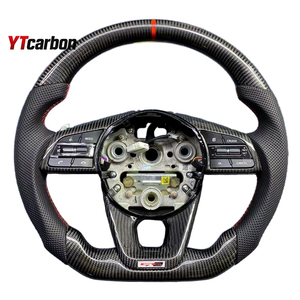 Volante Deportivo de Fibra de Carbono Real Personalizado YTcarbon para <span class=keywords><strong>Xceed</strong></span> GT, Accesorios Interiores para Auto - Product Image 4