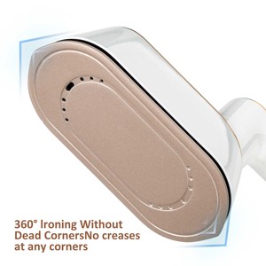 Ferro da Stiro a Vapore Portatile da 1300W con Serbatoio da 110ML, Mini Ferro da Stiro LCD per Viaggi e Uso Domestico, <span class=keywords><strong>Stiratura</strong></span> a Secco e a Vapore - Product Image 2