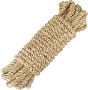 Corde torsadée en chanvre et jute naturel de 6-50 mm, marron, pour décoration intérieure, emballage, escalade, jeu de la corde, design rétro - Product Image 3