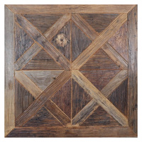 Parquet en bois ancien Chevron en bois d'orme et parquet en bois de récupération, conçu pour la décoration de maisons anciennes