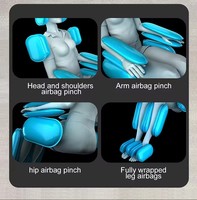 Neuer Ganzkörper 3D Zero Gravity Luxus-Relaxsessel Tragbarer Klappbarer Elektrischer Ganzkörper-Massagestuhl