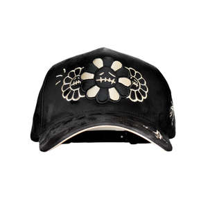 Casquettes de baseball sportives en daim noir à 5 panneaux, style Dandy, avec logo brodé, vente en gros - Product Image 6