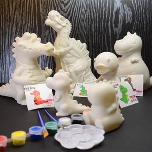 Manualidades de Resina, Juguete Educativo para Colorear, Modelo de Dinosaurio para Colorear, Material Viscoso, Muñeca, Alcancía, Adornos - Product Image 3