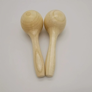 Strumenti Musicali Montessori, Palline di Sabbia in Legno, Strumenti a Percussione Orff, Sonagli, Ausili Didattici per l'Asilo - Product Image 1