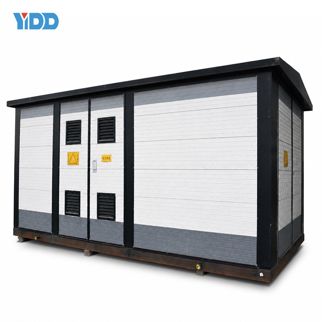 High Voltage Industrial Metal Box Type Substation 33kV Prefabricated Power Distribution Equipment
