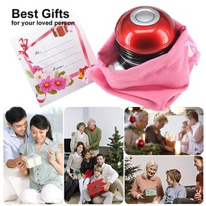 휴대용 미니 LED 라이트 핸드헬드 진동 마사지기 3헤드 마사지 볼 미니 전자식 삼각형 바디 마사지기 배터리 구동 - Product Image 6