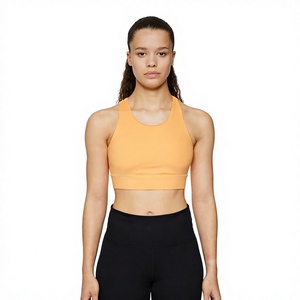 Premium Women Yoga Top Breathable <b>Stretch</b> Fitness Workout Running Gym Training Seamless Comfortable Quick Dry Activewear Collect - Product Image 1