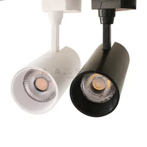 Wholesale COB Light 10W 20W 30W 40W Adjustable LED Track Spot Light Fixtures Surface Mounted Spotlights Aluminum Track Light