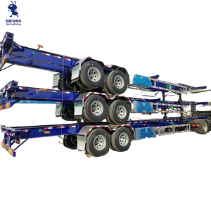 La Chine fabricant 3 essieux 40 pieds/45 pieds conteneur en acier Transport semi-<span class=keywords><strong>remorque</strong></span> pour <span class=keywords><strong>remorque</strong></span> squelette de cargaison - Product Image 5