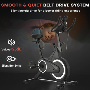 Hoge kwaliteit smart spinningfiets, professioneel, 100 kg max. belasting, zwaar vliegwiel, indoor cardio training, duurzame spinningfiets - Product Image 3