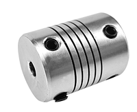Accouplement flexible en alliage d'aluminium pour encodeur, accouplement de moteur pas à pas, diamètre extérieur 19 mm, longueur 25 mm, diamètre intérieur 3-10 mm.