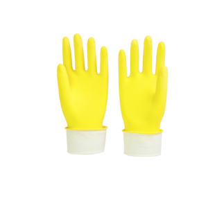 Dài Dày Cao Su Hộ Gia Đình Nhà Bếp Rửa Rửa Rửa Rửa Bền Làm Sạch Gân Bò In Ấn Găng Tay Cao Su - Product Image 5