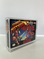 Étui de présentation en acrylique durable pour Nintendo SNES N64 avec protection anti-rayures pour la vitrine de console de jeu