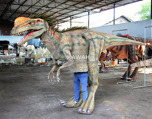 Costume de <span class=keywords><strong>dinosaure</strong></span> prédateur fait à la main pour <span class=keywords><strong>homme</strong></span>, poids plus léger - Product Image 4