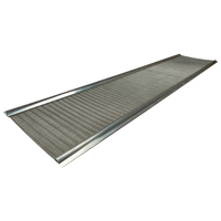 Garde-gouttière en aluminium de qualité professionnelle de 48 pieds avec micro-maille, convient aux gouttières de 6 pouces et 7 pouces
